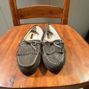 American Eagle Outfitters Gray Moccasins